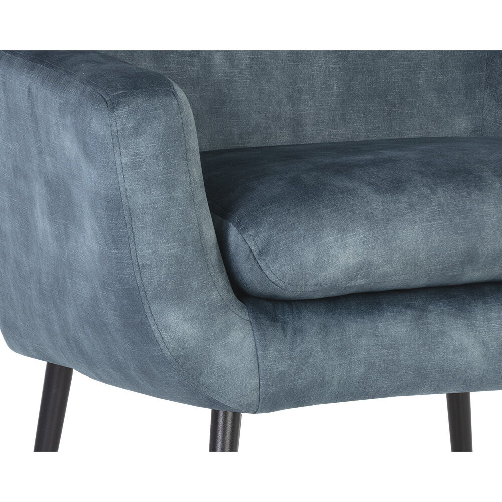 Aletta Nono Petrol Lounge Chair